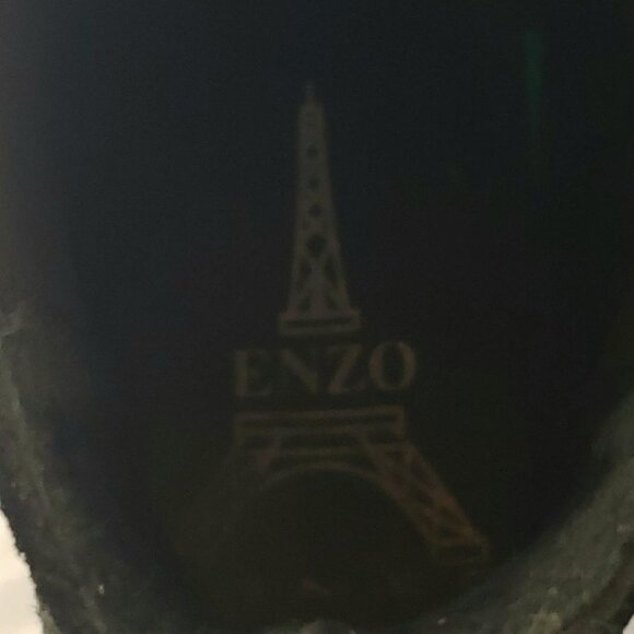 MENS ENZO CHELSEA BLACK SUEDE BOOTS SIZE 10 main image 5